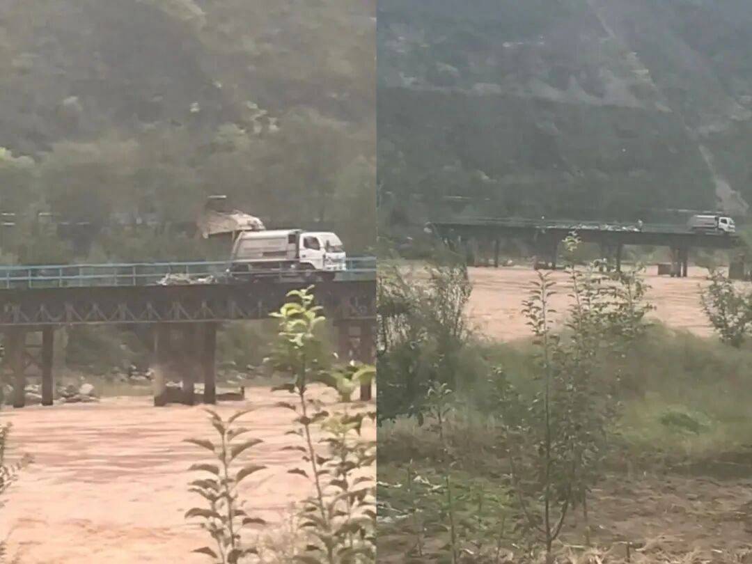 甘肅天水垃圾車往渭河傾倒垃圾<strong></p>
<p>西鳳酒
</strong>，村民稱河里漲水，大橋無監(jiān)控，鎮(zhèn)政府：正在調(diào)查處理:西鳳酒
